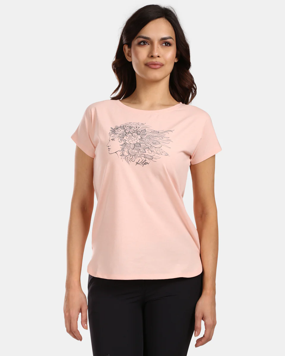 Dames katoenen T-shirt Kilpi NELLIM-W