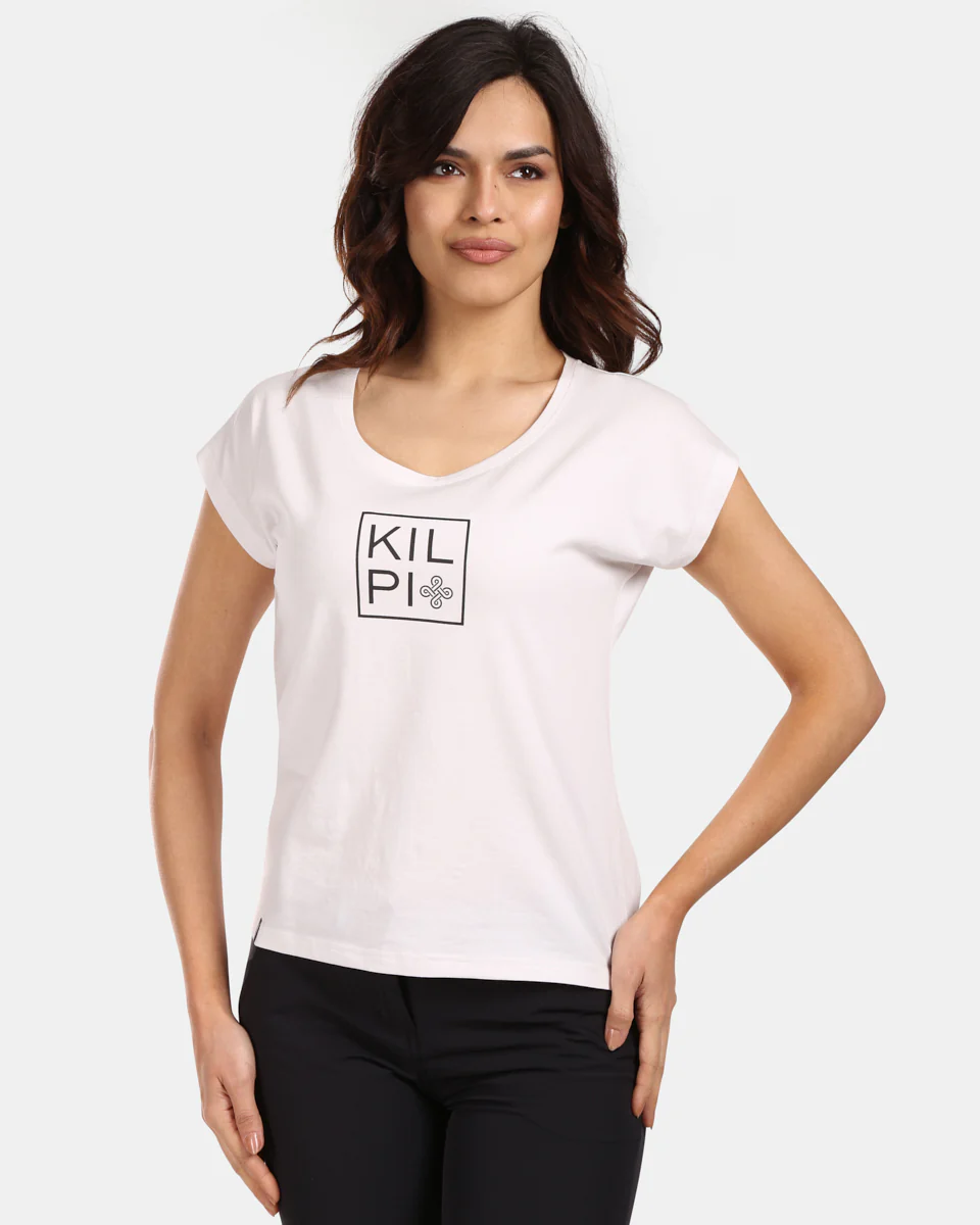 Dames katoenen T-shirt Kilpi ROANE-W - Afbeelding 5