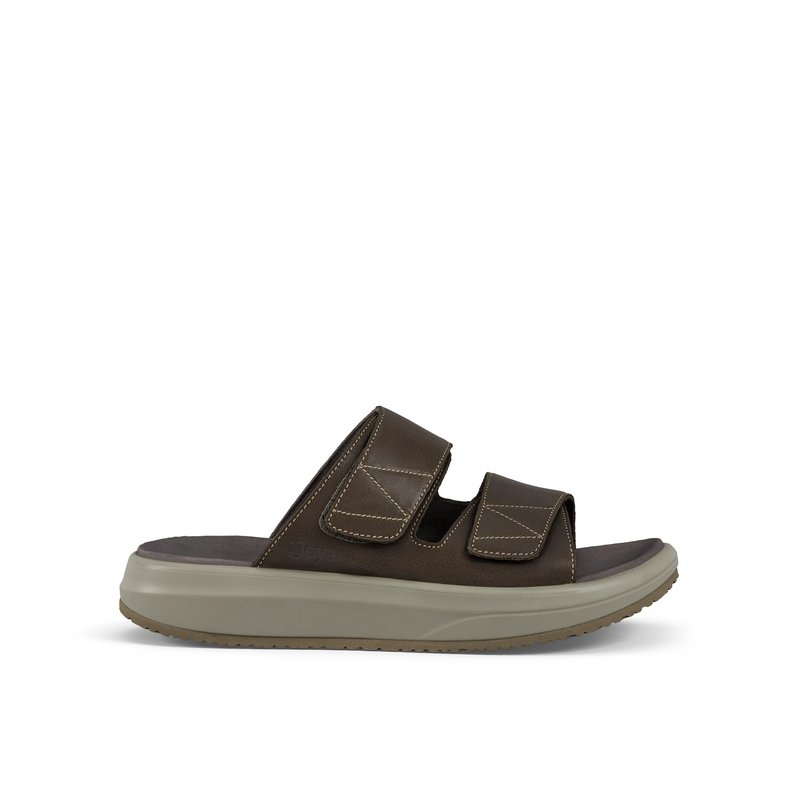 Slipper met vast voetbed MAX II MEN JY502A Brown