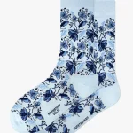 Sokken: Delfts Blauw vogels en insecten mt 41-46