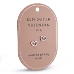 Oorbellen met een boodschap: Een supervriendin als jij